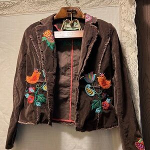 miss me, brown jacket size L